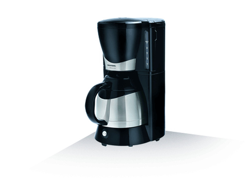 Grundig KM 5040 Filterkaffeemaschine 0.9l Schwarz, Edelstahl Kaffeemaschine