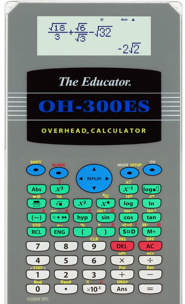 Casio OH-300ES Pocket Financial calculator Grey calculator