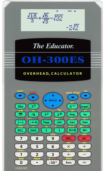 Casio OH-300ES Карман Financial calculator Серый калькулятор