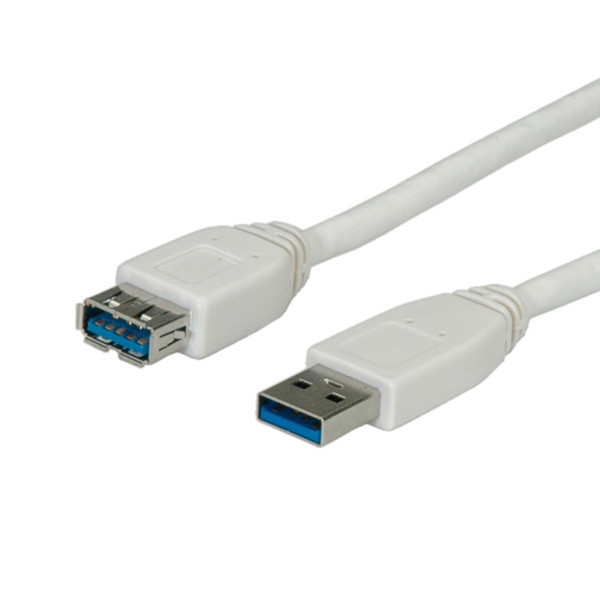 Value USB 3.0 Kabel, Typ A-A, ST/BU 0,8m