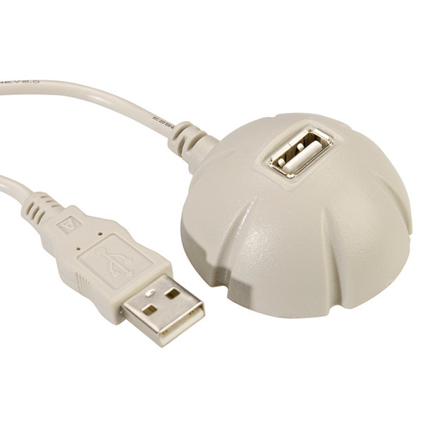 Value USB 2.0 Magnetic "DOME" Cable, grey 1.5 m
