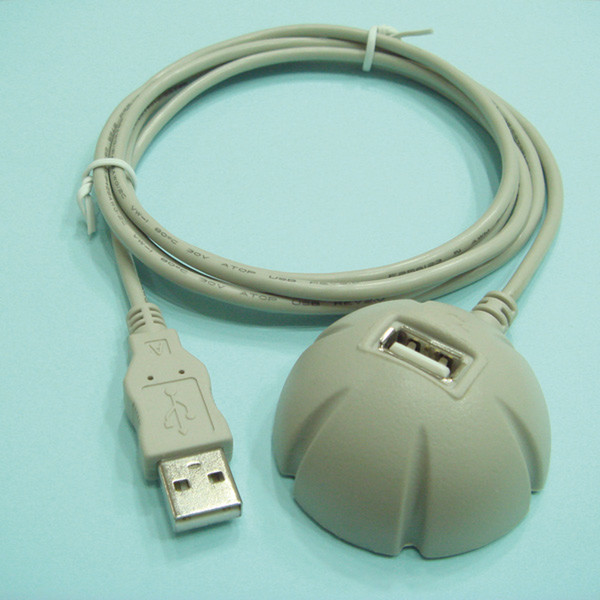 Value USB 2.0 "DOME" Cable, grey 1.5 m