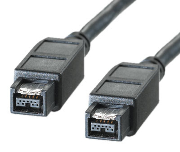 Value 1.8m IEEE1394b 1.8m Black firewire cable