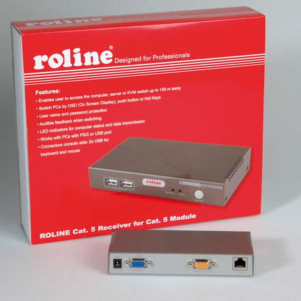 ROLINE Cat. 5 Receiver for Cat. 5 Module