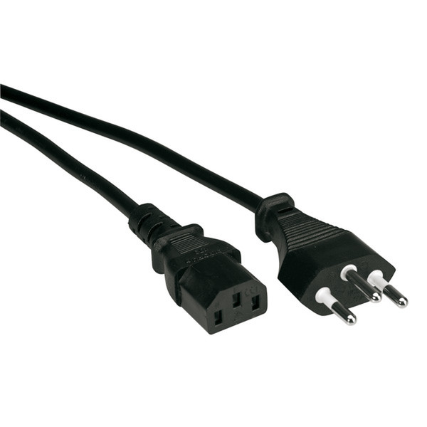 Value Power Cable, Straight IEC, black, 1.8m, CH 1,8m