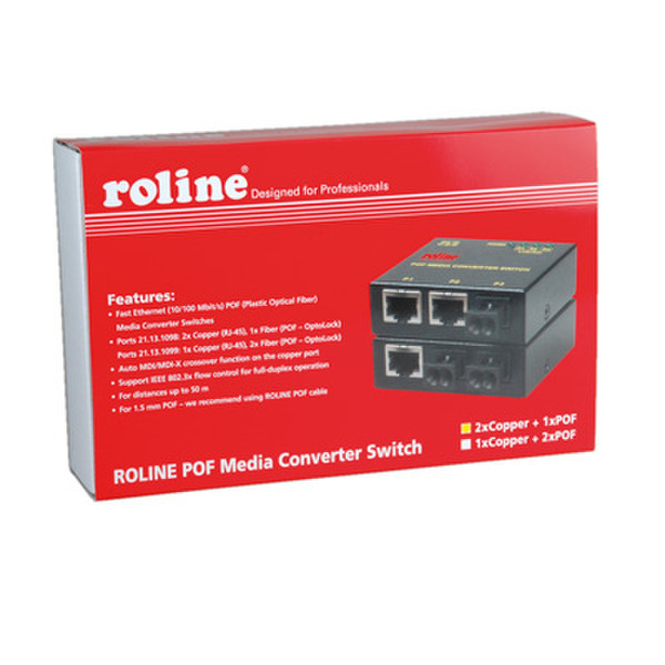 ROLINE POF Media Switch сетевой медиа конвертор