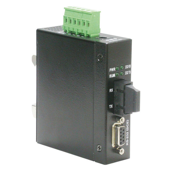 ROLINE Industrial Converter RS232 - Multimode Optical Fiber, SC network media converter