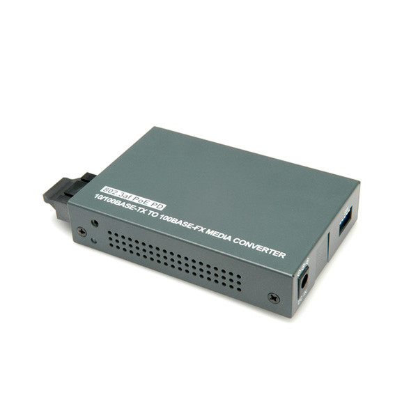 ROLINE RJ-45 / Fiber Fast Ethernet Konverter PoE, SC Netzwerk Medienkonverter