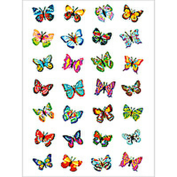 HERMA Decorative label MAGIC butterflies, glittery 1 sheet Dekorativer Aufkleber