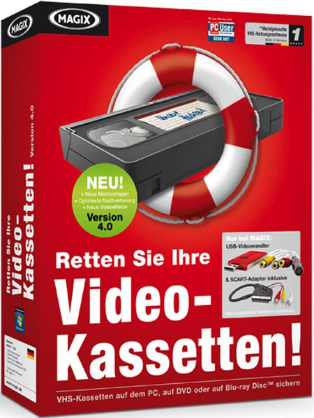 Magix Retten Sie Ihre Videokassetten 4, Win, DEU