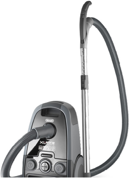DeLonghi Xlence XTL210PE Cylinder vacuum 4.5L 1900, 2100W Black,Grey