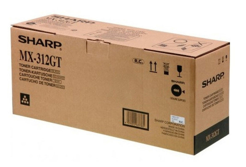 Sharp MX-312GT Cartridge 25000pages Black laser toner & cartridge