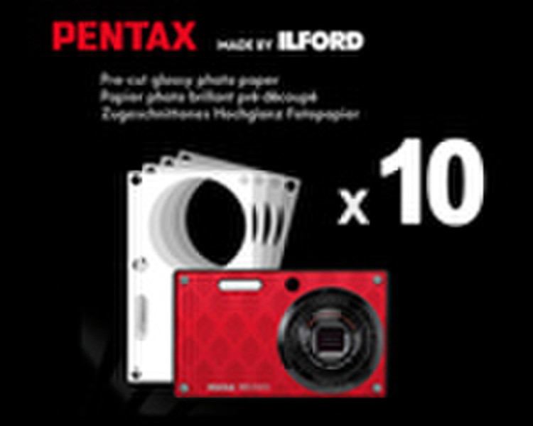 Pentax Pre-cut photo paper 10x15 Разноцветный фотобумага