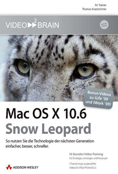 Pearson Education Mac OSX Snow Leopard Deutsche Software-Handbuch