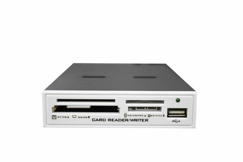 takeMS 64-in-1 Cardreader Internal USB 2.0 White card reader