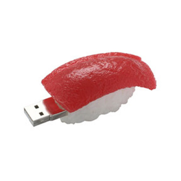 Pretec SUI04G-C 4ГБ USB 2.0 Type-A Красный, Белый USB флеш накопитель