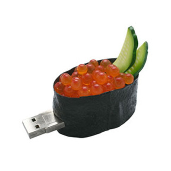 Pretec SUI04G-D 4GB USB 2.0 Type-A Black,Green,Red USB flash drive