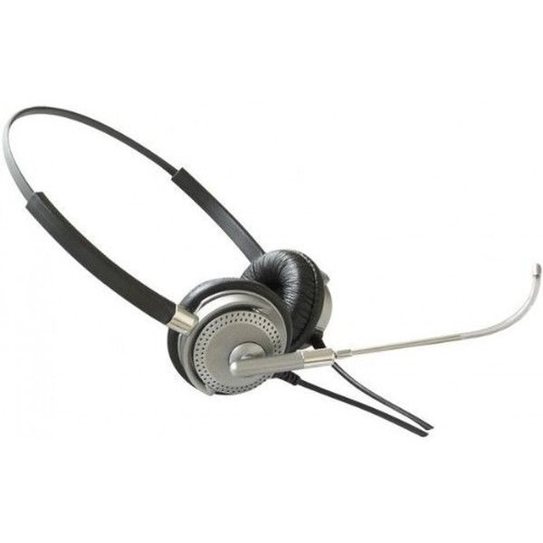 Dacomex 290015 Binaural Schwarz, Silber Mobiles Headset
