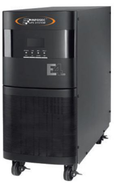 Infosec E4 LCD, 6000VA 6000VA Black uninterruptible power supply (UPS)