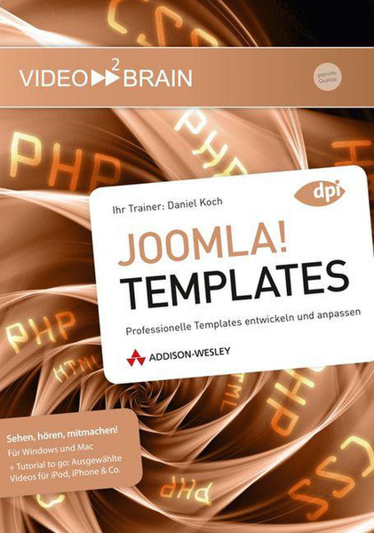 Pearson Education Joomla!-Templates Videotraining DEU руководство пользователя для ПО