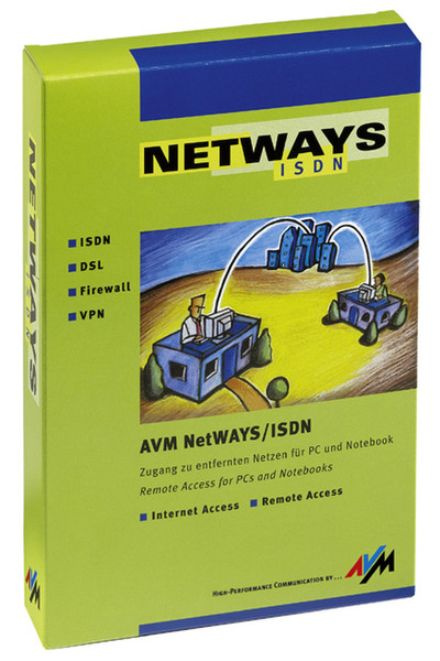 AVM Upgrade to NetWAYS/ISDN v6.0 - 50 User English 50user(s)