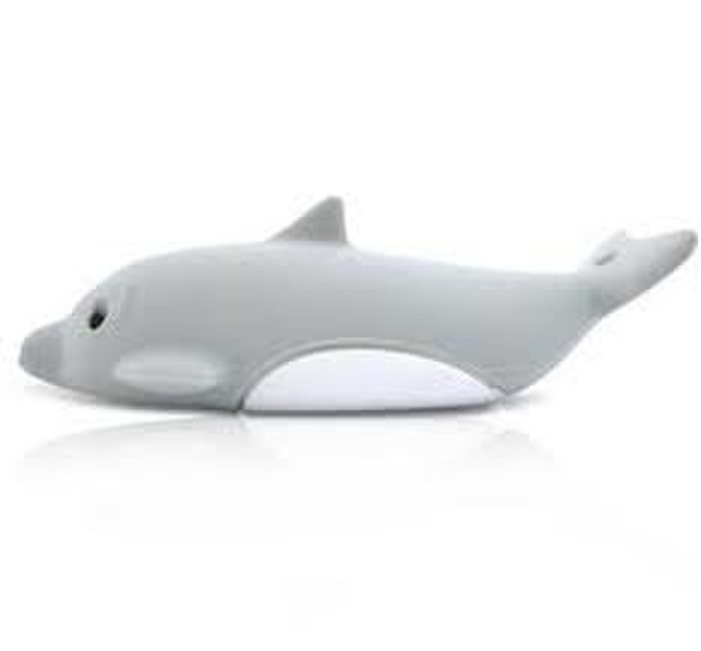 Fruitshop International Bone Collection "Dolphin" 4ГБ USB 2.0 Type-A Серый, Белый USB флеш накопитель