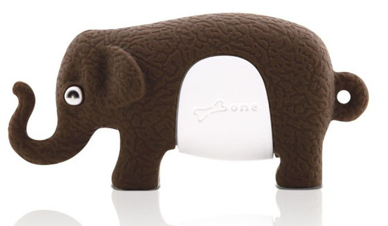 Fruitshop International Elephant Driver 8GB USB 2.0 Type-A Brown USB flash drive