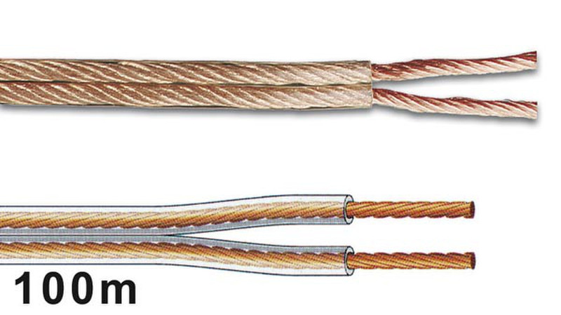 Velleman PLW240 100m Transparent Audio-Kabel