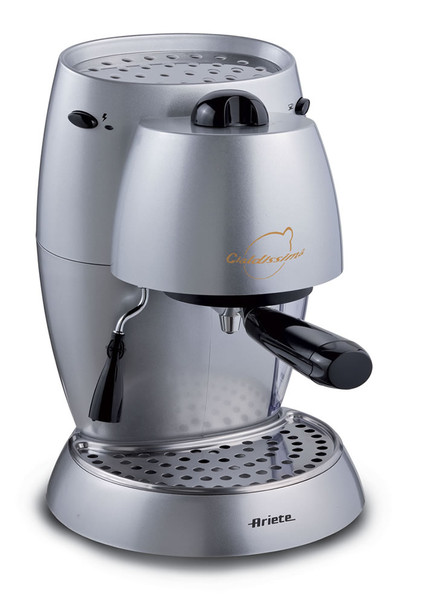 Ariete 1377 Espresso machine 1.2L Silver coffee maker