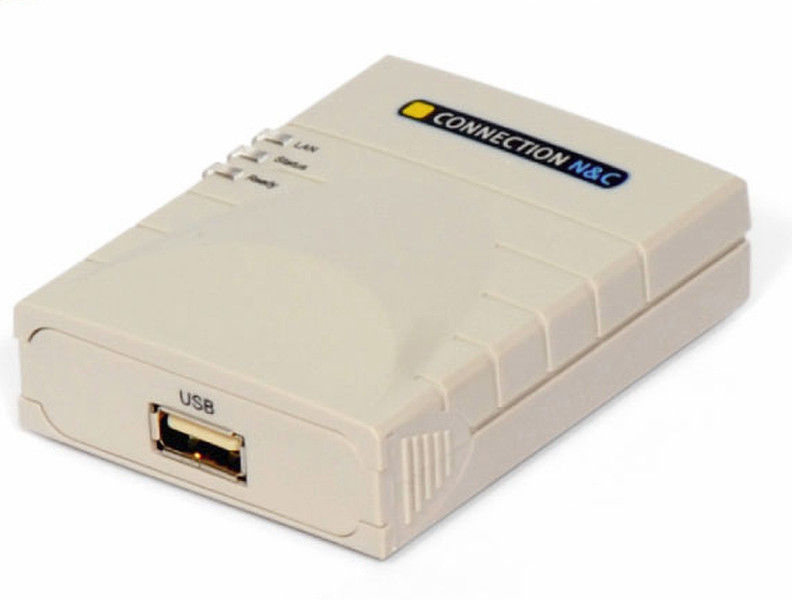 Connection N&C LPU20 Ethernet LAN print server