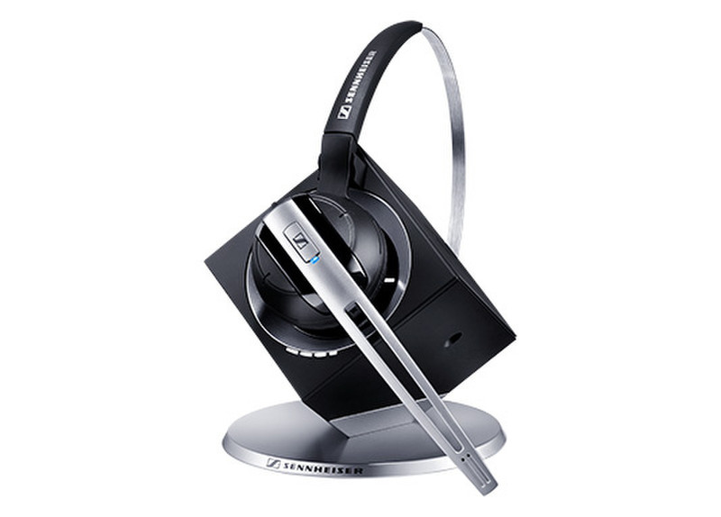 Sennheiser DW Office Монофонический Bluetooth Черный, Cеребряный гарнитура мобильного устройства