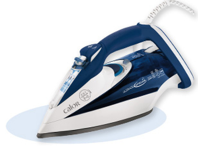 Calor Ultimate Autoclean 300 Dry & Steam iron Autoclean Catalys soleplate 2600W Blue,White