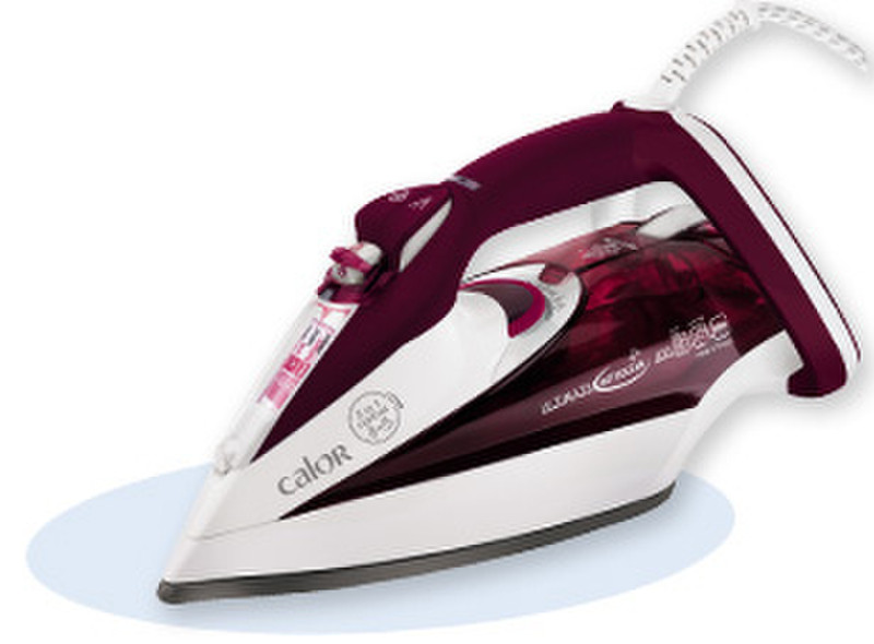 Calor FV9540 Dry & Steam iron Autoclean Catalys soleplate 2600W Red,White iron