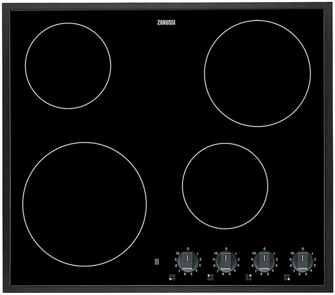 Zanussi ZVM640N built-in Electric Black hob