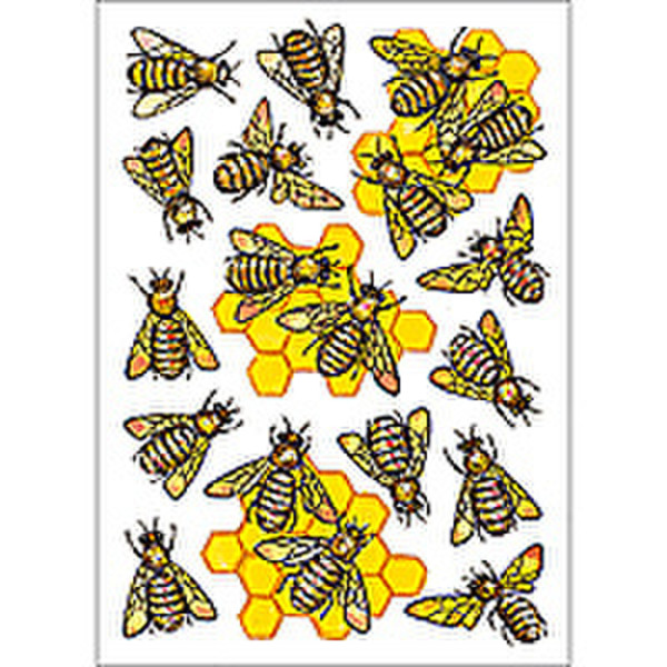 HERMA Decorative label DECOR bees 3 sheets decorative sticker