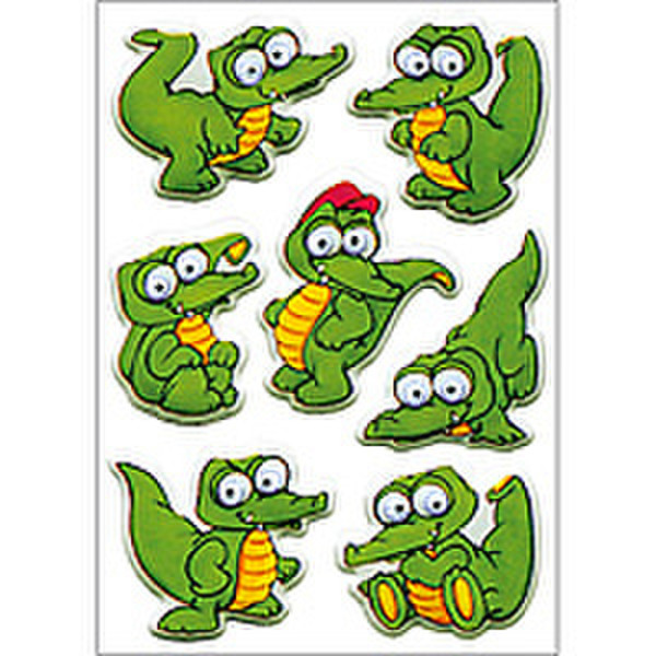 HERMA Decorative label MAGIC funny crocodile, moving eyes 1 sheet decorative sticker