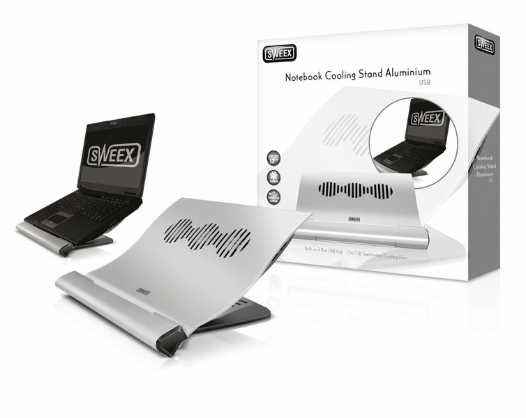 Sweex Notebook Cooling Stand Aluminium USB