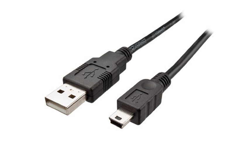 Trust 1.8m Mini-USB/USB 1.8m Mini-USB B USB A Schwarz