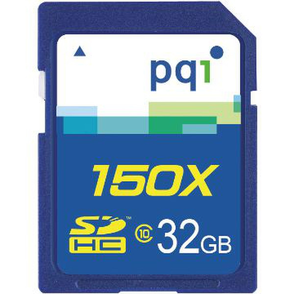PQI CL10 150X 32GB SDHC Speicherkarte