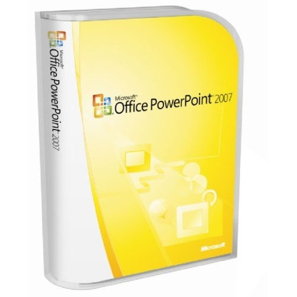 Microsoft PowerPoint 2007 Danish Disk Kit (DK)