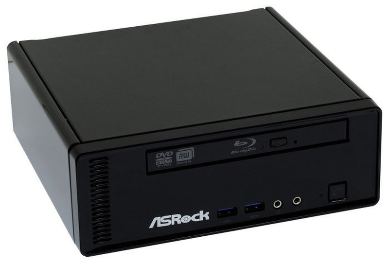 Asrock Mini ION 3D 152D 1.8ГГц D525 Малый настольный ПК Черный Мини-ПК
