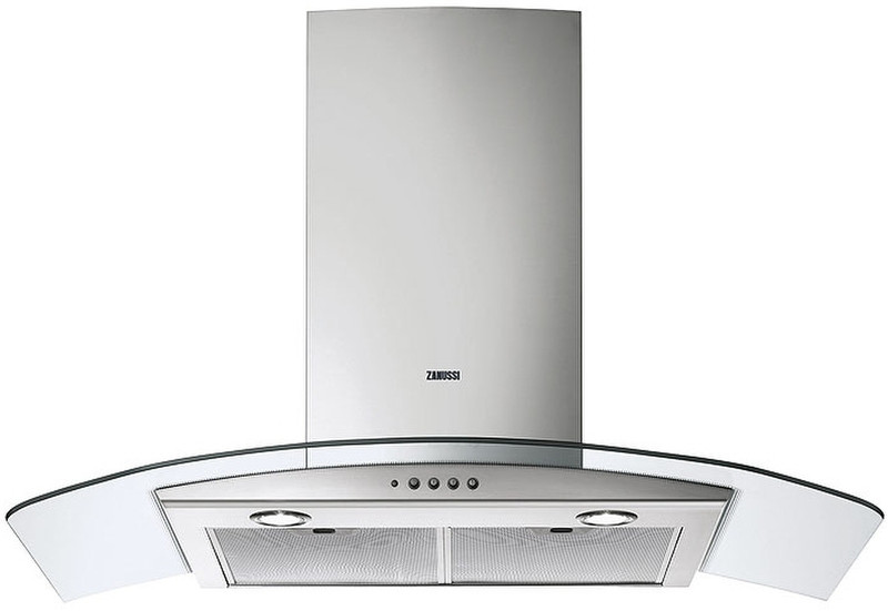 Zanussi ZHC9744X Wall-mounted 590m³/h Stainless steel cooker hood