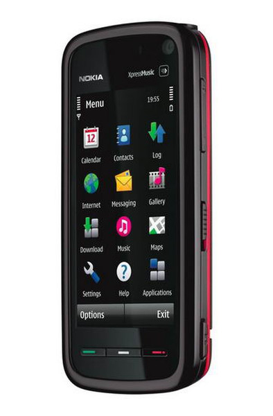 Nokia 5800 Schwarz, Rot
