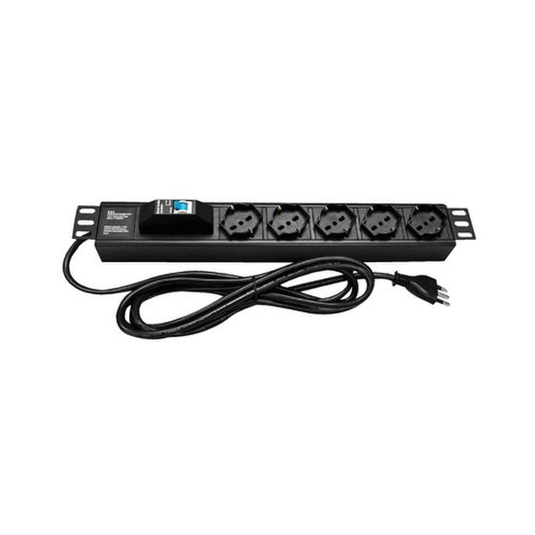 Tecnoware FRA16158 5AC outlet(s) Black surge protector