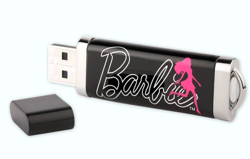 Modecom Barbie Belle 8ГБ USB 2.0 Type-A Черный USB флеш накопитель