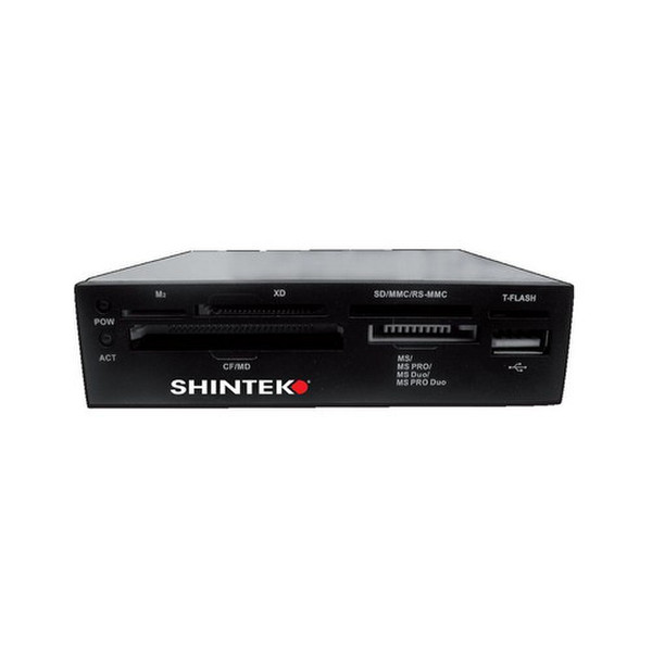 Shintek FCR32167 Eingebaut USB 2.0 Schwarz Kartenleser
