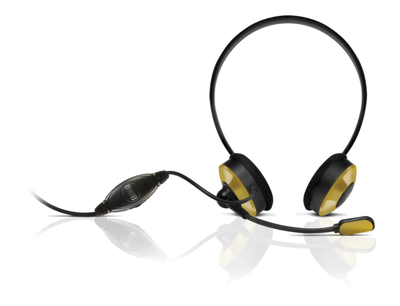 Sweex Neckband Headset Golden Kiwi Gold