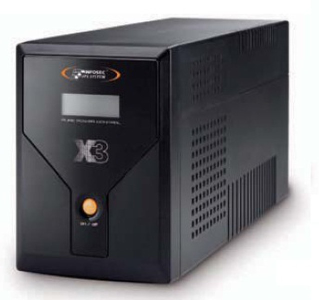 Infosec X3, 2000 VA 2000VA Black uninterruptible power supply (UPS)