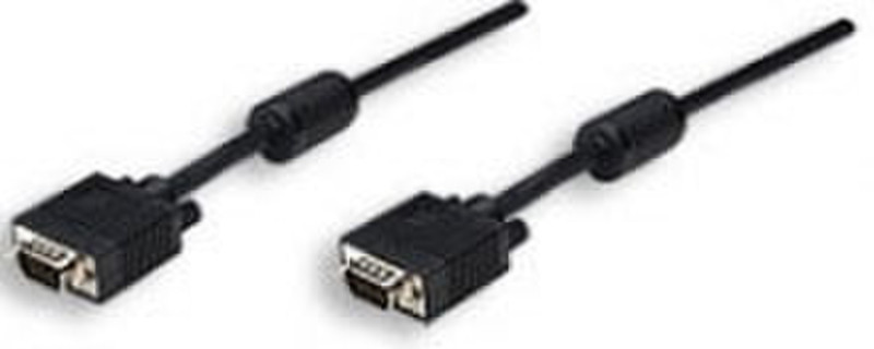 Manhattan 11m HD15 Cable 11м VGA (D-Sub) VGA (D-Sub) Черный