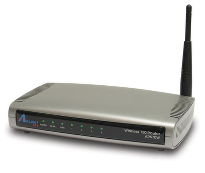 AirLink AR570W Schnelles Ethernet Silber WLAN-Router